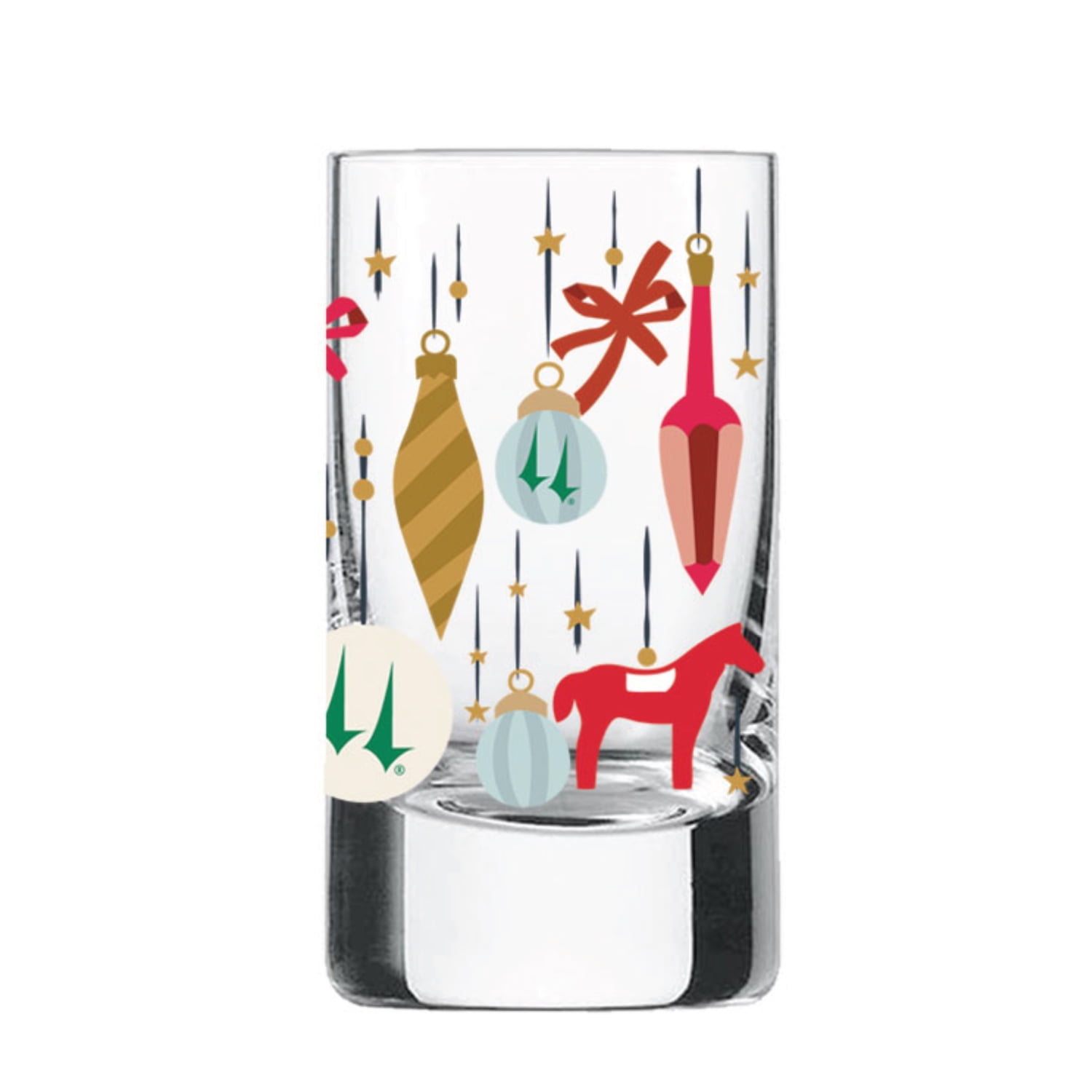 Churchill Downs XMAS Shot Glass