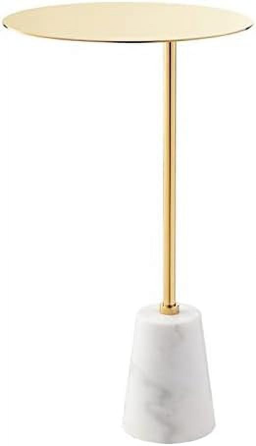 Churchill Genuine Marble & Steel in White/Gold