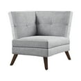 thumbnail image 1 of Churchill Modern Grey Corner- Corner PC. Only! Seat Dimensions: W32.75 D32.75 H33.75, 1 of 5