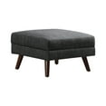 thumbnail image 1 of Churchill Rectangular Ottoman Dark Grey, 1 of 2
