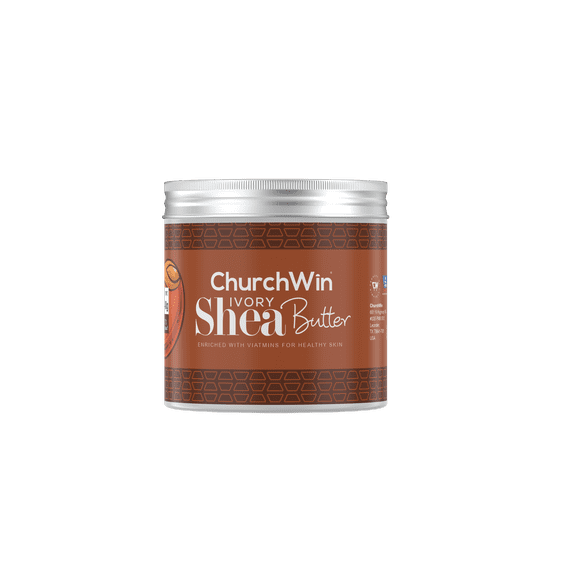 Churchwin Whipped Ivory Shea Butter Body Butter, Essential, Non-Deodorized, Unrefined