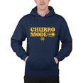 thumbnail image 1 of Churro Mode On Bold Retro Design Men's Hoodie, 1 of 4