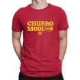 thumbnail image 1 of Churro Mode On Bold Retro Design Men's T-shirt, 1 of 4