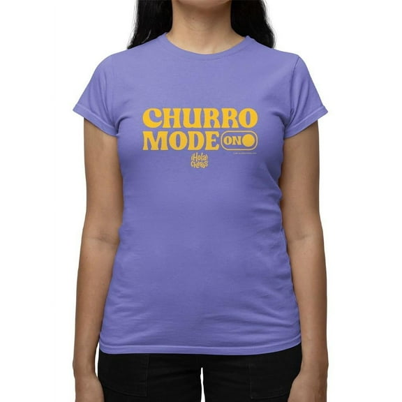 Churro Mode On Bold Retro Design Women's T-shirt