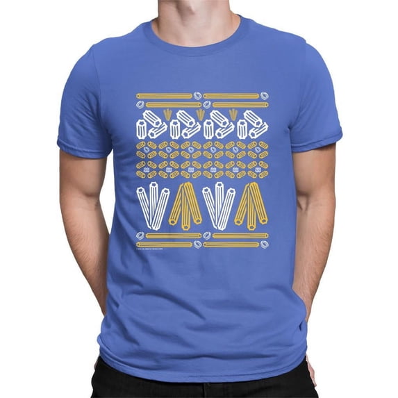 Churro Pattern Fiesta Print Graphic Men's T-shirt