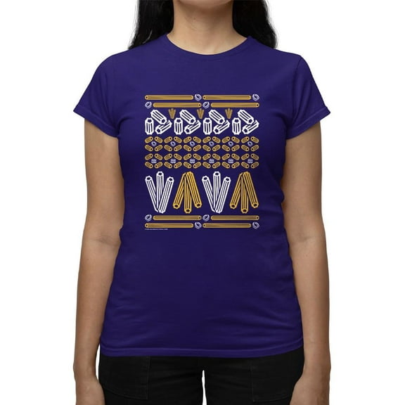 Churro Pattern Fiesta Print Graphic Women's T-shirt