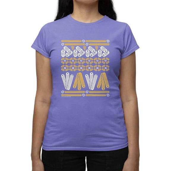 Churro Pattern Fiesta Print Graphic Women's T-shirt