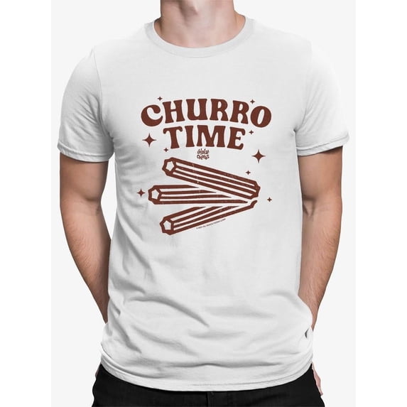 Churro Time Retro Starry Snack Men's T-shirt