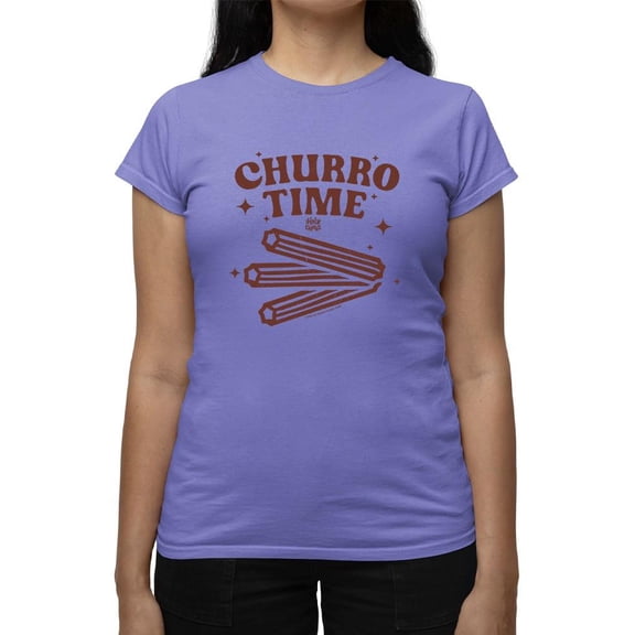 Churro Time Retro Starry Snack Women's T-shirt