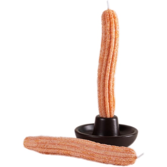 Churros Taper Scented Candles Set for Home Decoration Crafts Arts(2pcs/Pack)