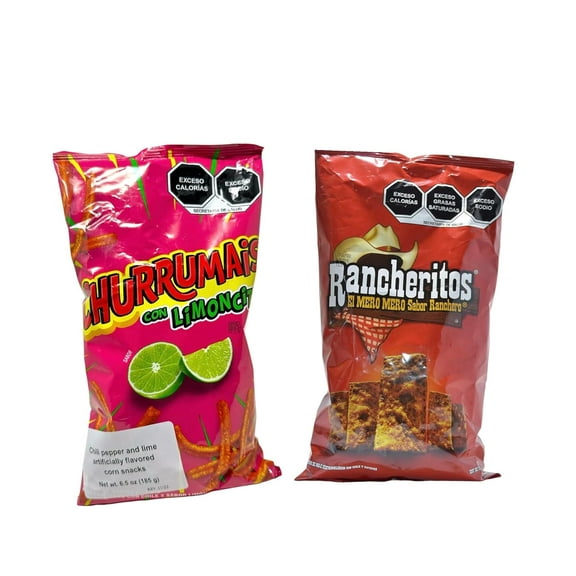 Churrumais And Rancheritos Combo (4 Pack) Sabrita Original flavor from Mexico chips - by Marlo Goods
