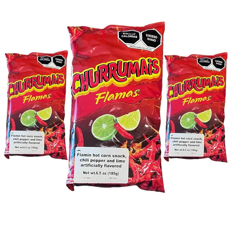 Churrumais Flamas, Mexican Chips, 3-Pack, 6.5 Oz - Walmart.com