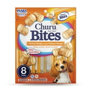 Churu Bites for Dogs Chicken Recipe wraps Chicken Recipe Soft Baked Chicken Filled with Churu Puree 24 tubes 8 packs of 3 tubes
