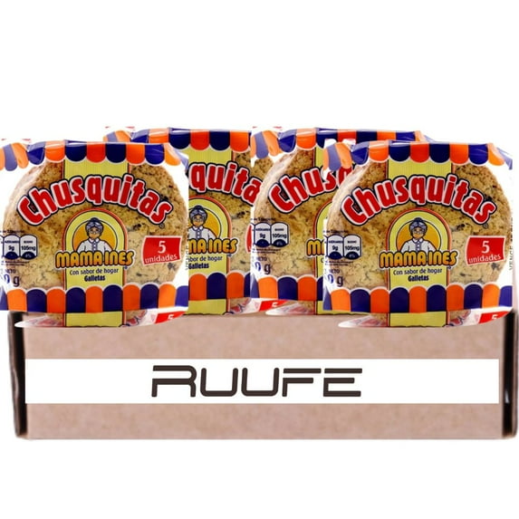 Chusquitas (Pck of 4 - 5 Count per pack) is a colombian Crispy Cookies snacks colombian product online colombian gift Comida colombiana Colombian Chips Colombian treats