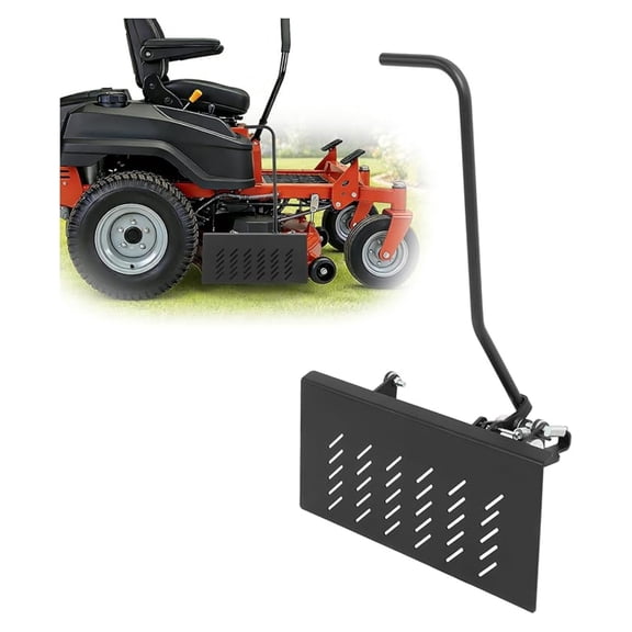 Chute Blocker Compatible with Most Zero-Turn Mowers Hustler, , Kubota, Ariens, Bobcat Black Steel Powder Coated