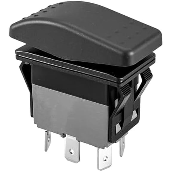 Chute Rotation Switch Motor Control Fit for Murray Snapper Simplicity 1687904 1687904YP 1737378YP 1752240YP 1754865YP 1687905 1737379YP 709954, Snow Blower Thrower Rocker Switch$$Tools