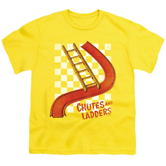 Chutes And Ladders Chute And Ladder S/S Youth 18/1 T-Shirt Yellow