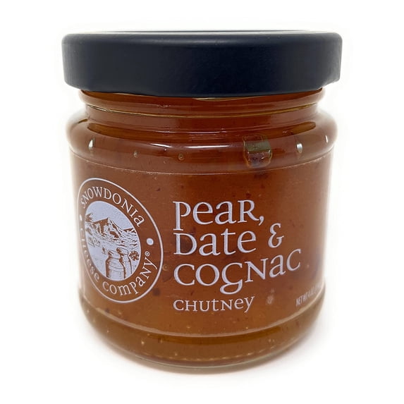 Chutney Pear Date & Cognac Fruit Chutney by Snowdonia Cheese Company | 1 Chutney Jar - 4.0 oz