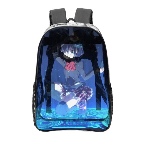 Chuunibyou demo Koi ga Shitai Transparent Backpack - Guard Dog Security, Durable and Lightweight, Waterproof Design, Comfortable Straps