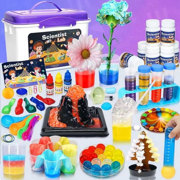 Chuvikid Scientist Lab Science Experiment Kit for Kids, 50+ STEM Chemistry & Physics Experiments, Educational Science Toys Gifts for Boys & Girls Ages 6-8 8-12