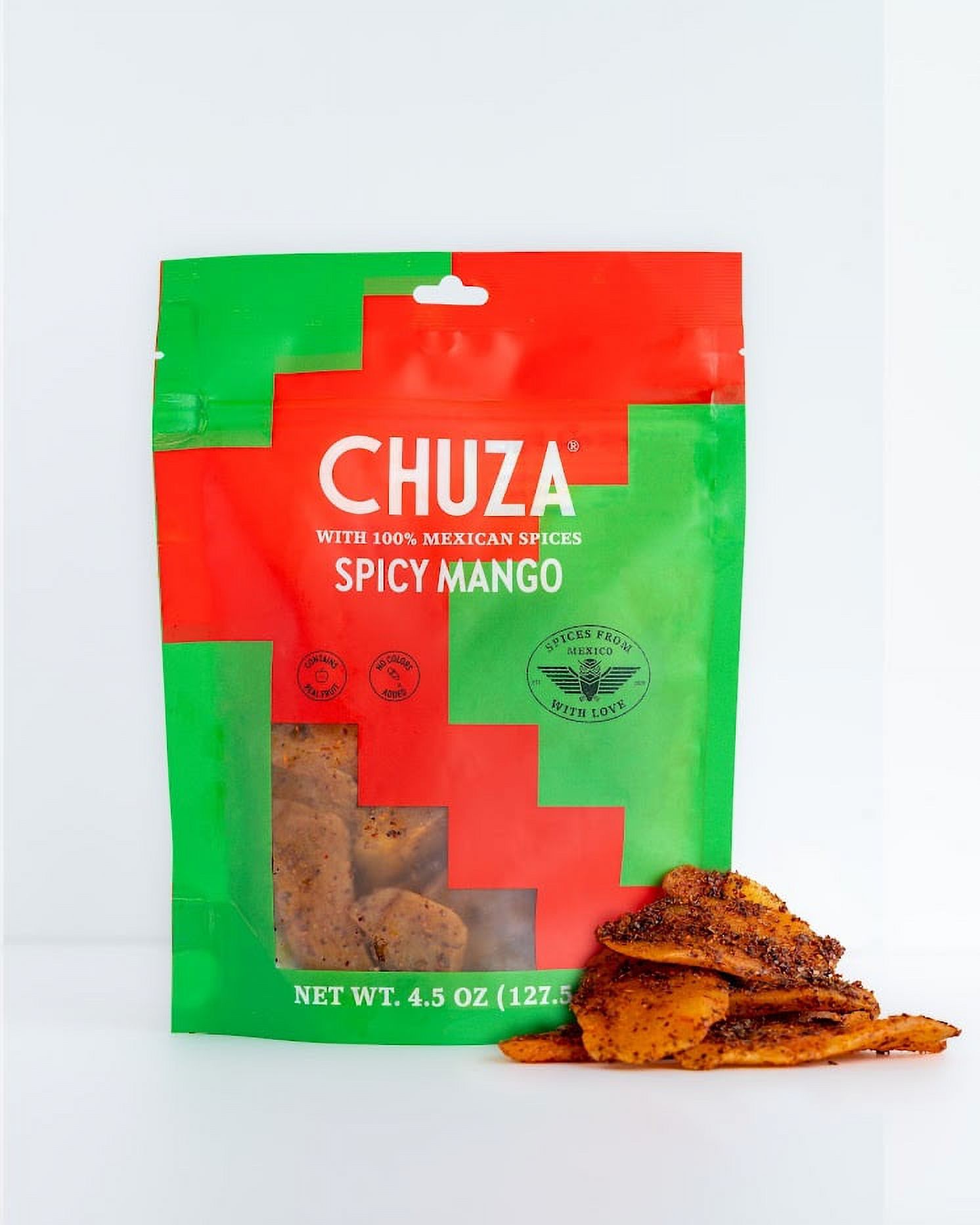 Chuza Dried Mango Mexican Snacks, Dried Fruit Mexican Candy From Mexico w/ 100% Mexican Spices, Value Pack of 3 (4.5oz each) - image 1 of 9