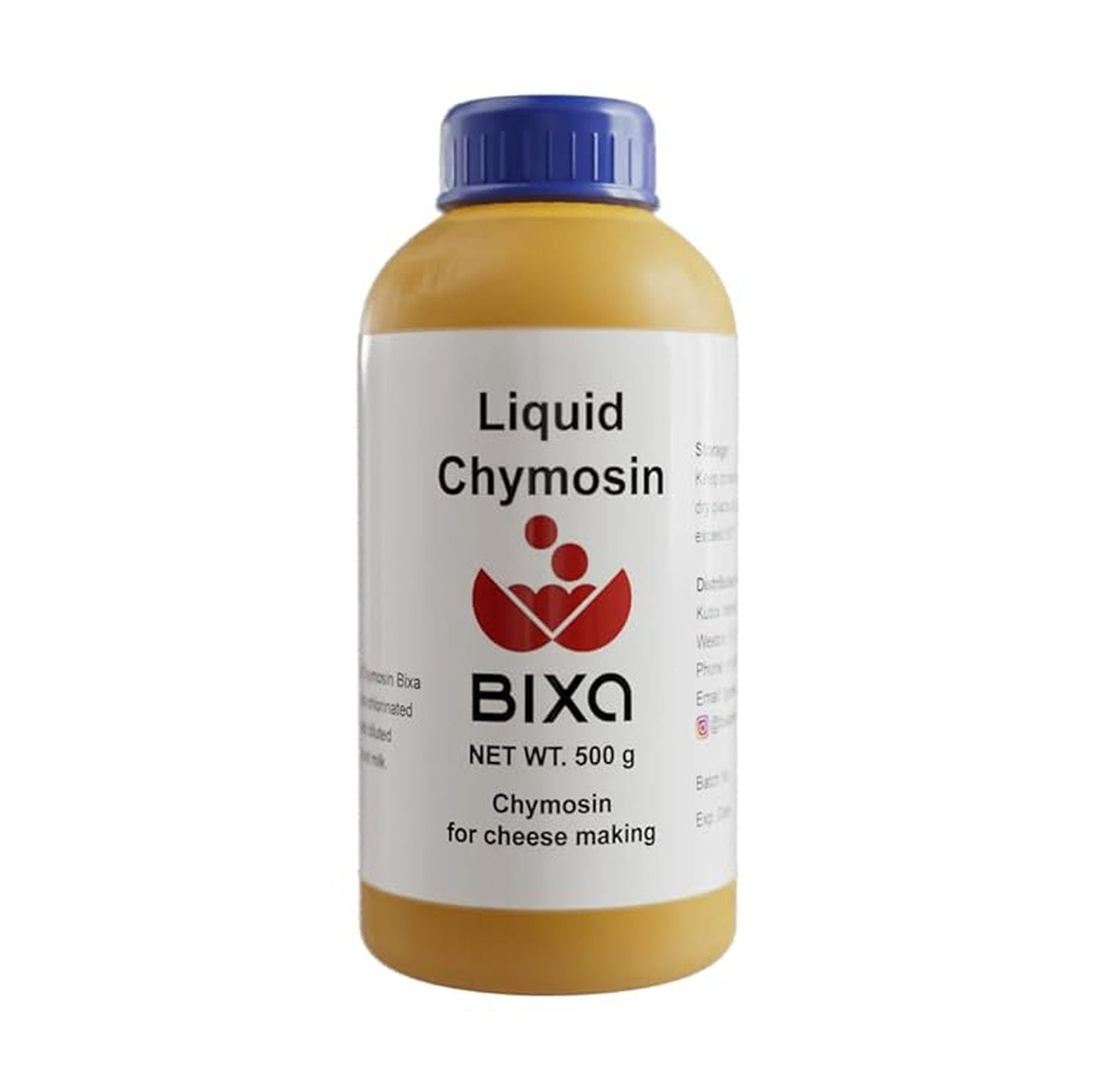 Bixa Liquid Chymosin Rennet - 17 Fl oz Microbial Liquid Rennet ...