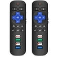 thumbnail image 1 of Chynsoict (Pack of 2) Replacement Remote Control Only for All Roku TV, Compatible for TCL Roku/Hisense Roku/Onn Roku Series Smart TVs (Not for Roku Stick and Box), 1 of 6