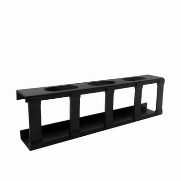 Chziua Fixing Clip Cable Management Under Desk Tray Adjustable Large Under Table Cord Wire Organizer for Standing Desk