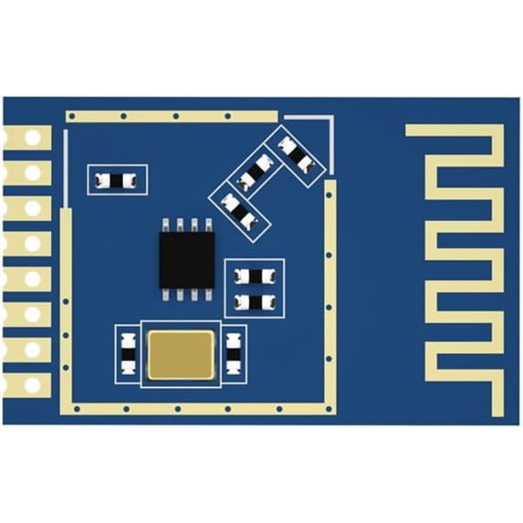 Ci24R1 2.4G RF Wireless Module E01C-2G4M11S 11dBm 100m PCB Antenna SPI Small Size Pin to Pin nRF24L01+