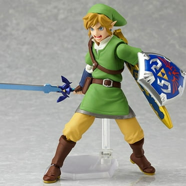 CiDai 5.5 inch The Legend of Zelda： Skyward Sword - Link PVC Model Toys Fan Collectible Figure, Video Game Character Action Figure Toys for Children Lovers and Fans Gifts