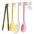 thumbnail image 1 of CiYouc 5pcs  Kitchen Cooking Utensils Set, Magnetic Wall-Mounted Rack, Heat-Resistant Non-Stick Cooking Tools – Tongs, Turner, Spoon & Scraper for Everyday Cooking, 1 of 7