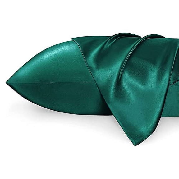 Ciana Satin Pillowcase for Hair and Skin King - Satin Silk Pillowcase Cover Set of 2 Luxurious and Silky Pillow Covers with Envelope Closure - Aqua Marine