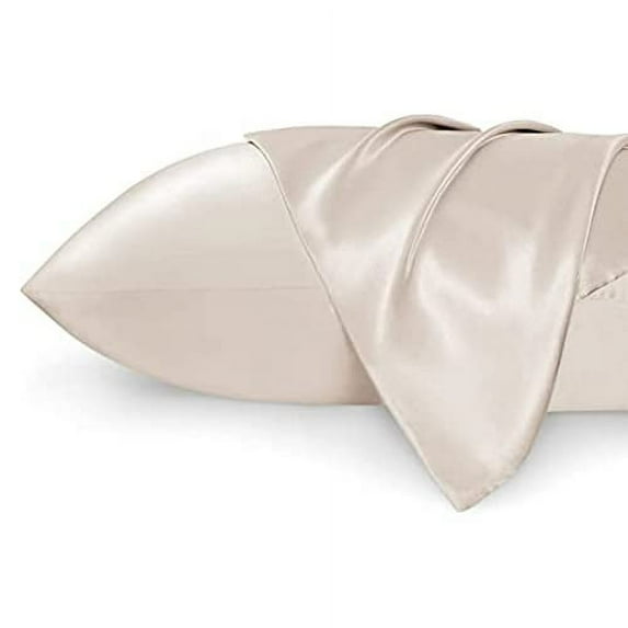 Ciana Satin Pillowcase for Hair and Skin Queen - Satin Silk Pillowcase Cover Set of 2 Luxurious and Silky Pillow Covers with Envelope Closure - Aqua Marine