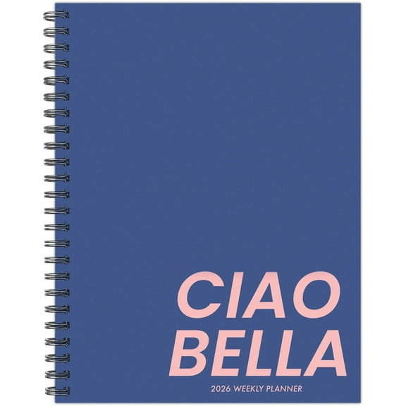 Ciao Bella 2026 6.5" x 8.5" Weekly Monthly Softcover Planner