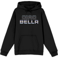 thumbnail image 1 of Ciao Bella Adult Black Long Sleeve Hoodie-Medium, 1 of 3