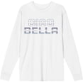 thumbnail image 1 of Ciao Bella Adult White Crew Neck Long Sleeve Tee-3XL, 1 of 6