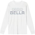 thumbnail image 1 of Ciao Bella Adult White Crew Neck Long Sleeve Tee-Medium, 1 of 3