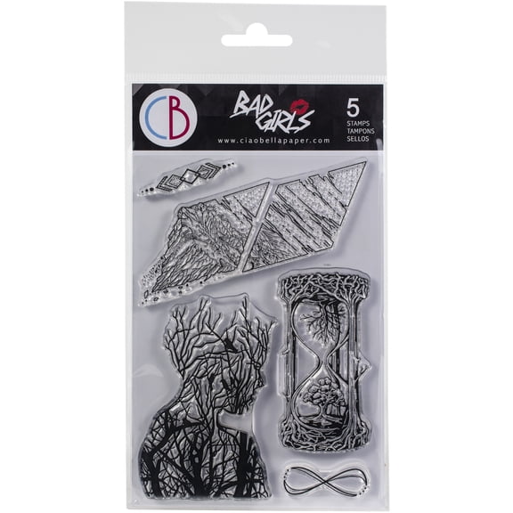 Ciao Bella Bad Girls Clear Stamps 4"X6"-Infinite