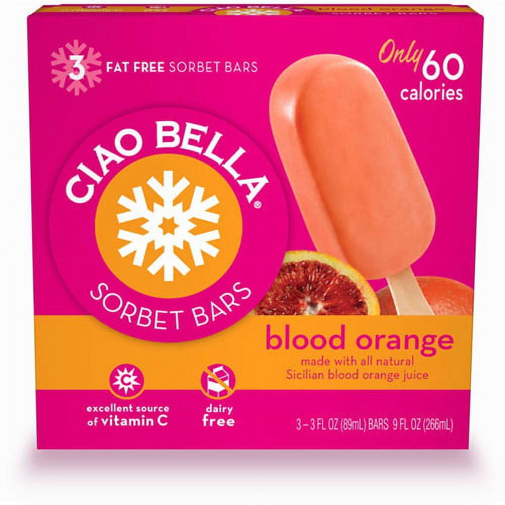 Ciao Bella Gelato Ciao Bella Sorbet Bars, 3 ea