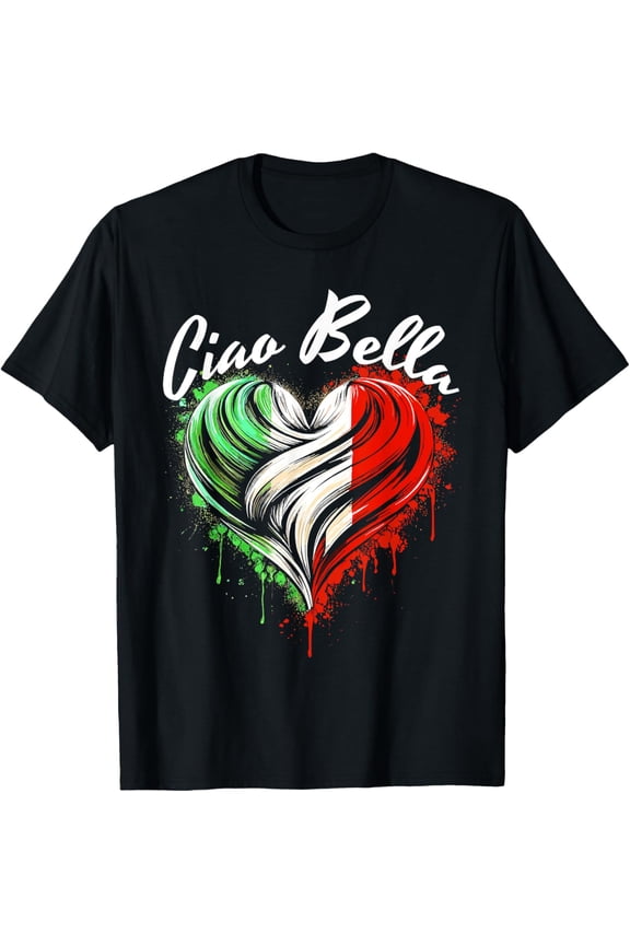 Ciao Bella Italia Italian Heart T-Shirt