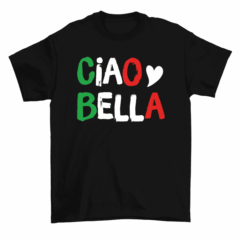 Ciao Bella Italy Flag Shirt Gift For Italians Ciao Bella Italy Flag Shirt Gift For Italians