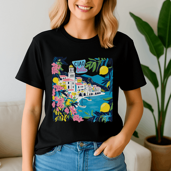 Ciao Bella Italy Amalfi Coast Shirt,Summer Beach Tee,Summer Vibes,Summer Girl,Hello Summer,Summer Vacation Tshirt