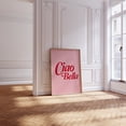 thumbnail image 1 of Ciao Bella Print, Italian Wall Art, Retro Pink Wall Poster, Maximalist Vintage Bar Cart Art, Italian Summer Wall Art Wall Art, Modern Wall Decor, 24x36 UNFRAMED, 1 of 2