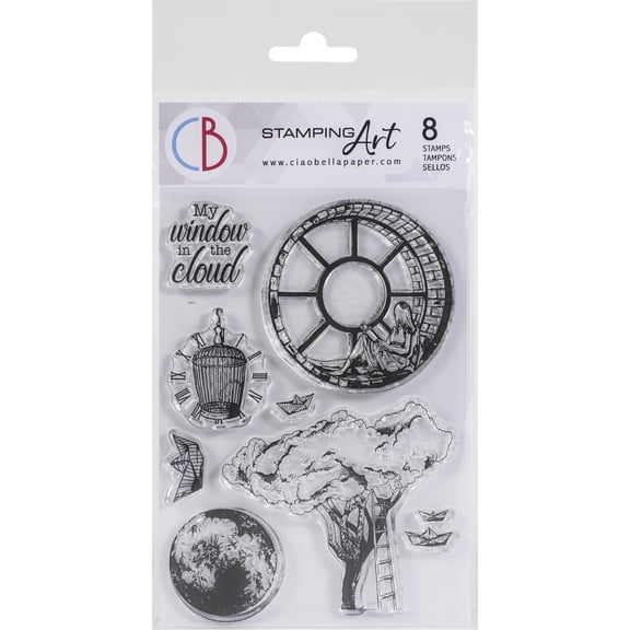 Ciao Bella Stamping Art Clear Stamps 4"X6"-Windows In The Cloud