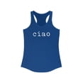 thumbnail image 1 of Ciao Italy Italian Trip Travel Vacation Moving Tank Top Gifts Shirt Womens, 1 of 2