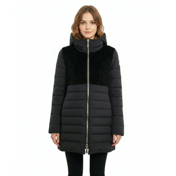 Ciao Milano Rosa Hooded Down Coat