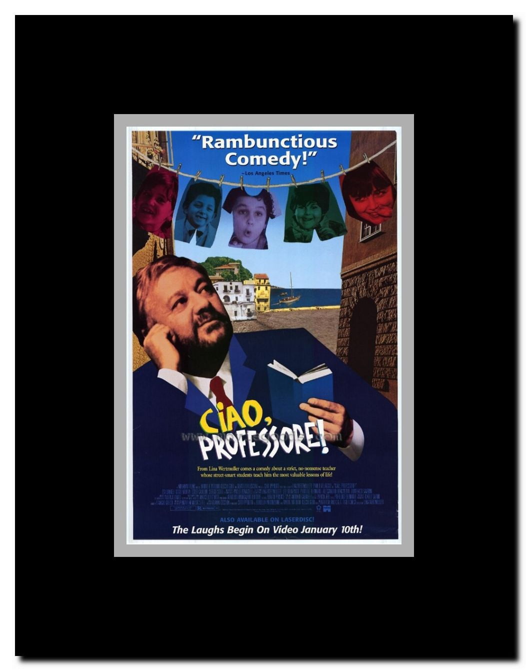 Ciao Professore! Framed Movie Poster