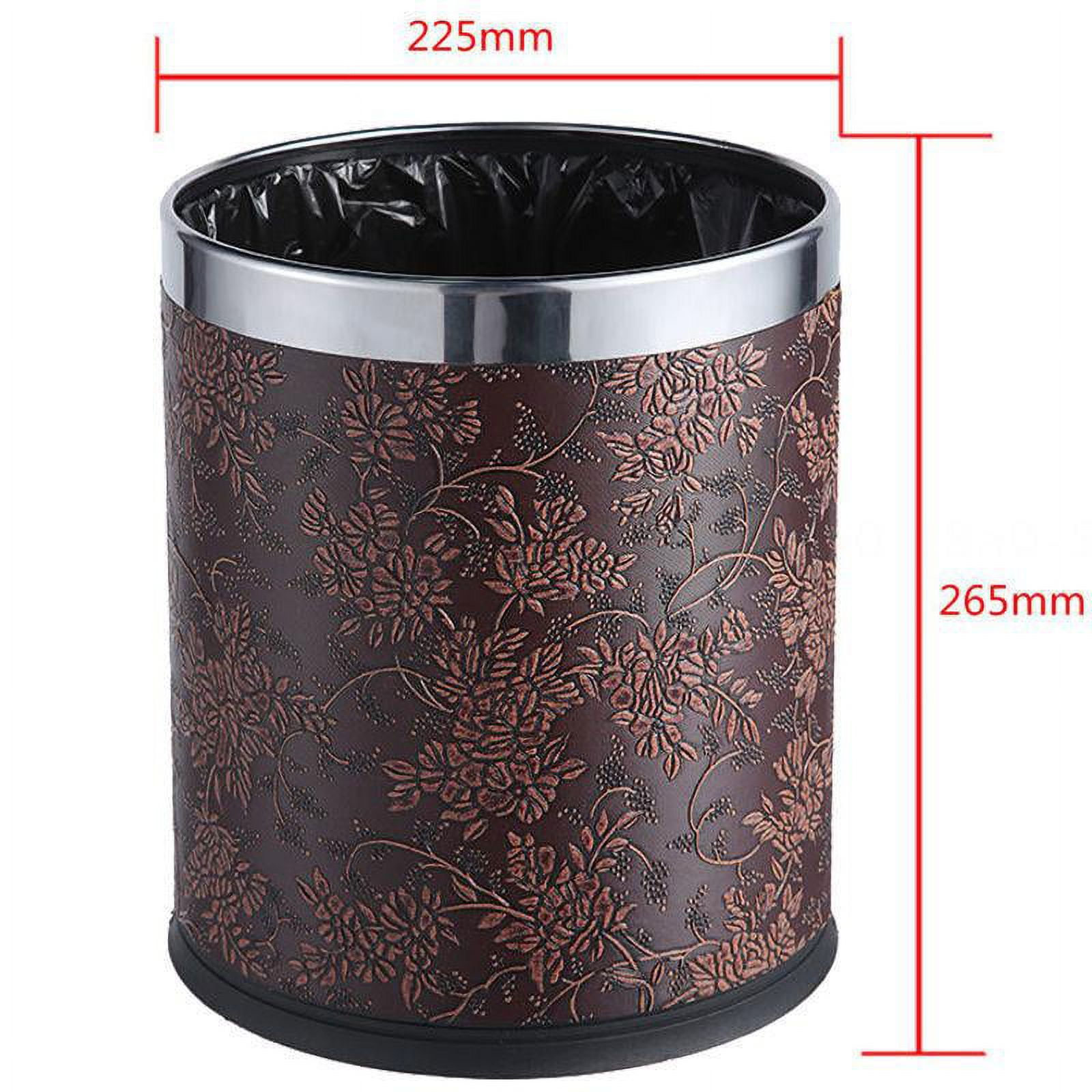 Ciaoed Trash can: household double-layer large capacity net red living  room, high-end kitchen, bathroom, bedroom, hotel office, uncovered, one for  sale 1PCS Same pattern 
