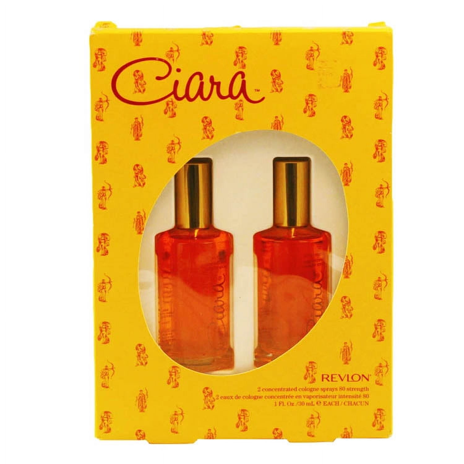 Ciara 2 Pc. Gift Set 80 Strength Concentrated Cologne Spray 2x 1.0 Oz 2x 30 Ml for Women by Revlon
