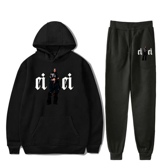 Ciara CICI Men/Women Fall Suit Hoodies Sportswear Hooded Ankle Banded Pant Two Piece Set
